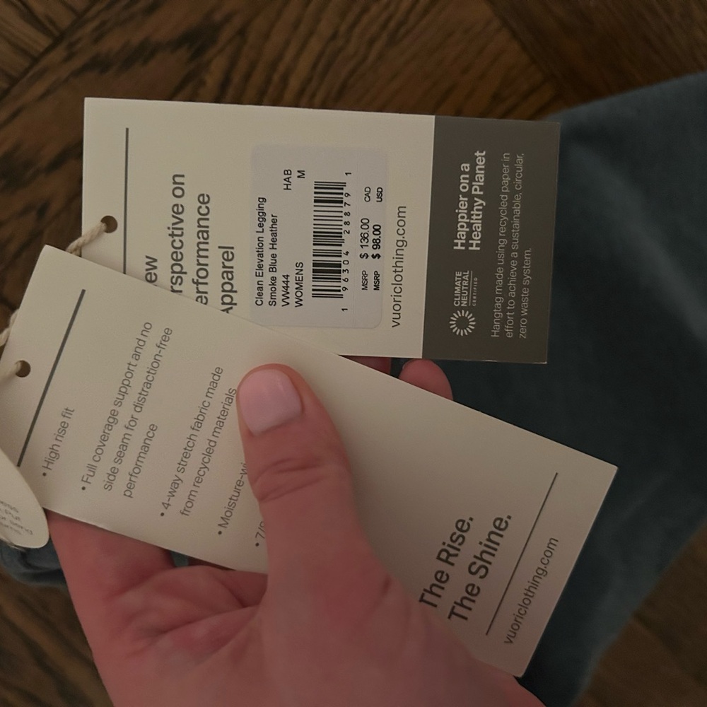 Vuori Blue Leggings - Picture 5 of 12